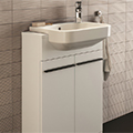 Ideal Standard I-Life S Compact 1 Tap Hole Semi-Countertop Washbasin 500mm small Image 4