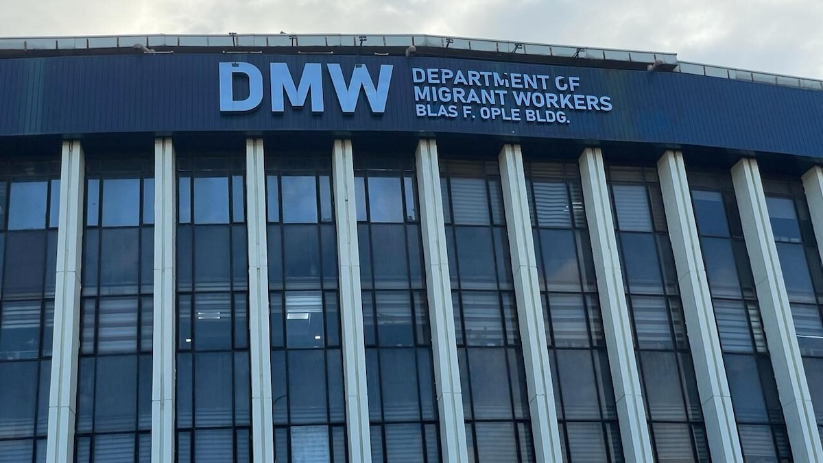 PHOTO: Facade of the Department of Migrant Workers