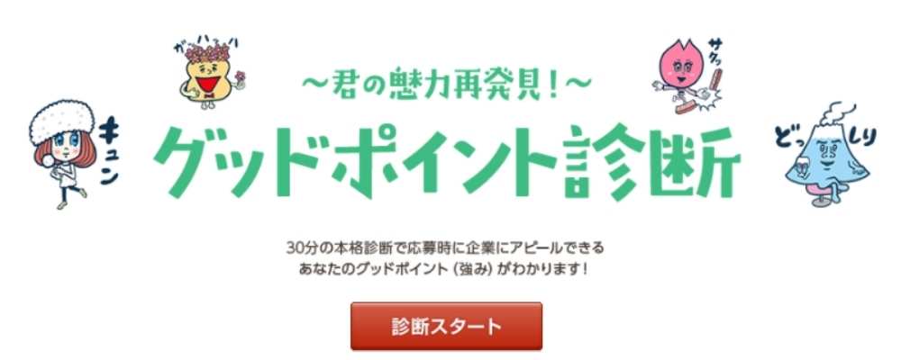 リクナビNEXT　グッドポイント診断の手順