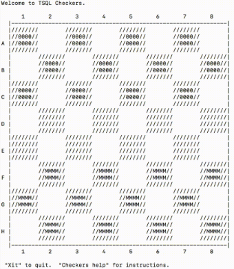 TSQL-Checkers