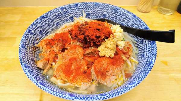 「酸辣湯麺(並･大蒜･生姜･大辛)」@らーめん きじとらの写真