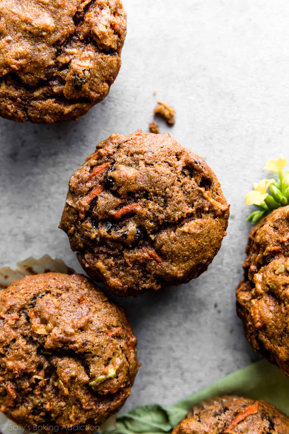 healthy morning glory muffins