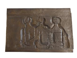 Fritz Wotruba, Kleines Relief, 1951/1953, Bronze, 18,5 × 28 × 1,5 cm, Belvedere, Wien, Inv.-Nr. ...