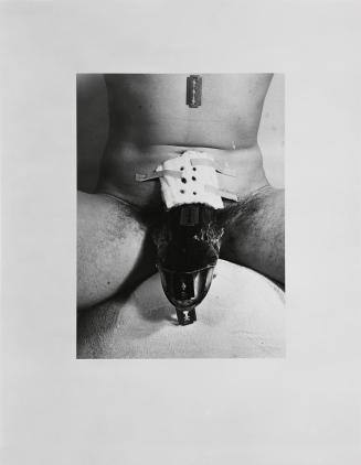 Rudolf Schwarzkogler, 3. Aktion, 1965, Fotografie, 39,3 × 28,5 cm, Belvedere, Wien, Inv.-Nr. 88 ...