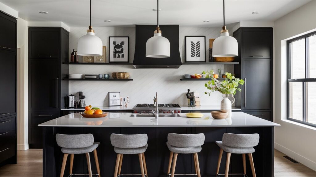 Black and White Artwork | black and white Kitchen