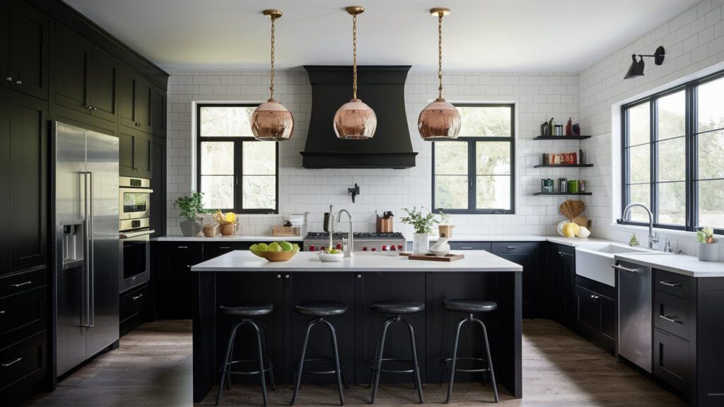 Amazing Ideas For A Chic Black And White Kitchen