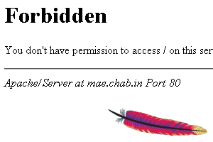 apache access denied