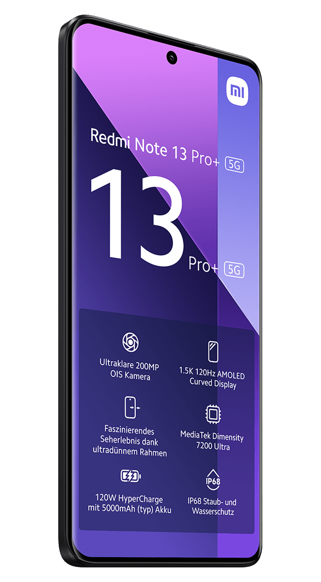 Redmi Note 13 Pro+ 5G Midnight Black 512 GB