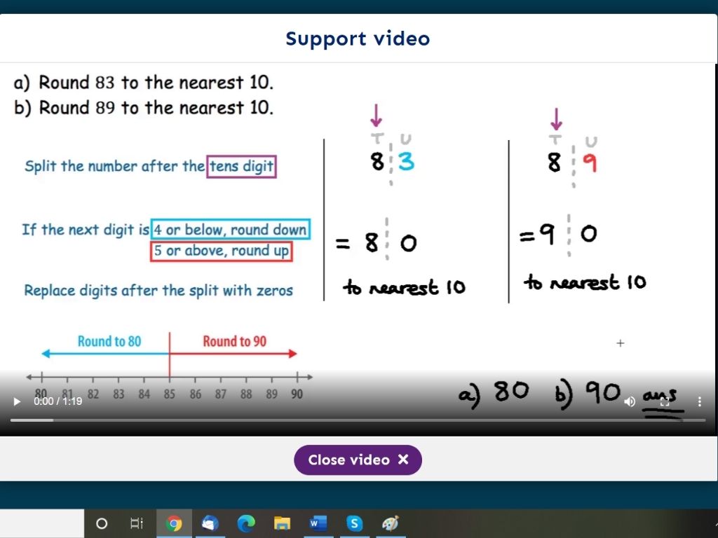 Numerise Support video