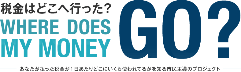 税金はどこへ行った？ - WHERE DOES MY MONEY GO? -