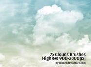 Cloud Photoshop Brushes