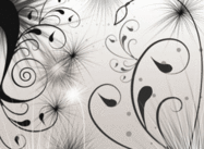 Swirls and Seeds Photoshop Brushes