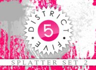 DISTRICT5MEDIA SPLATTER SET 2