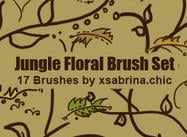 Jungle Floral Brushes