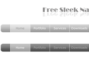 Free Sleek Navigation Bar