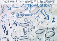 Notable Scribbles Brushes