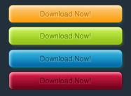 10 Colour Psd Download Buttons 