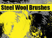 Abstract Steel Wool Brushes