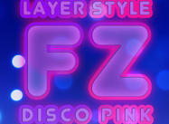 Disco Pink Layer Style