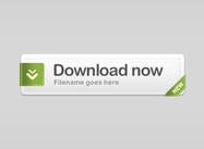 Free White Download Button PSD with Green Ribbon