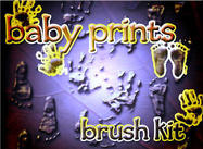 baby prints brush kit