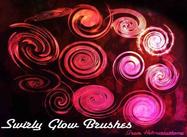 Swirly Glow Brushes