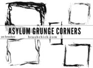 Asylum Grunge Corner Brush Pack