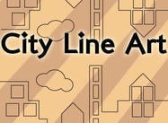 Line Art City Pattern