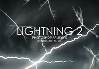 Free Lightning Photoshop Brushes 2