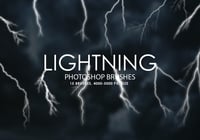 Free Lightning Photoshop Brushes