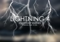 Free Lightning Photoshop Brushes 4