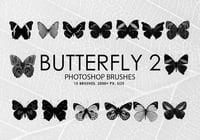 Free Butterfly Photoshop Brushes 2