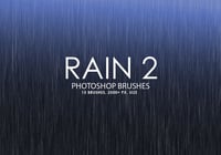 Free Rain Photoshop Brushes 2