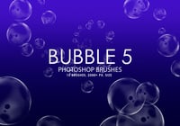 Free Bubble Pinceles para Photoshop 5