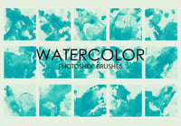 Free Watercolor Wash Photoshop Brushes