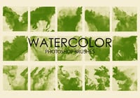 Free Watercolor Wash Pinceles para Photoshop 3