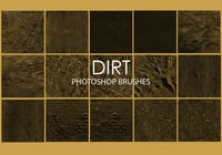 Free Dirt Photoshop Brushes