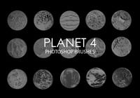 Free Abstract Planet Photoshop Brushes 4