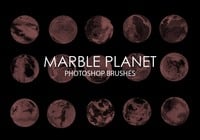 Free Marble Planet Photoshop Brushes