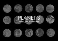 Free Abstract Planet Photoshop Brushes 3