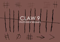 Free Claw Photoshop Brushes 9