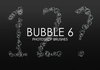 Free Bubble Pinceles para Photoshop 6