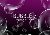 Gratis Bubble Pinceles para Photoshop 7