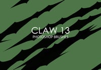 Free Claw Photoshop Brushes 13