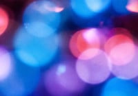 Blurry Bokeh Beads Background