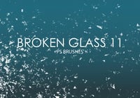 Free Broken Glass Photoshop Brushes 11