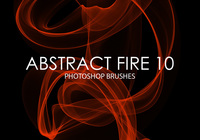 Free Abstract Fire Photoshop Brushes 10