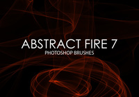 Free Abstract Fire Photoshop Brushes 7