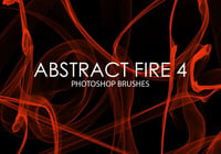 Free Abstract Fire Photoshop Brushes 4