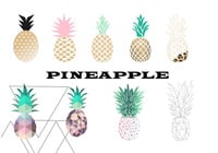 Tropical Pineapple Brush Set